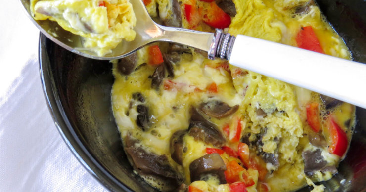 2 Minute Microwave Frittata