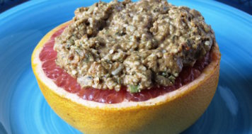 Baked Grapefruit with Granola Crunch Topping