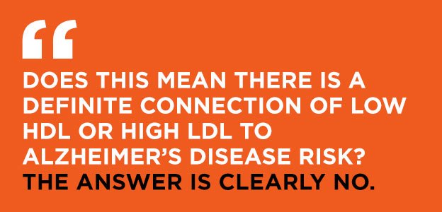 Cholesterol Leads to Alzheimer’s? Nonsense.