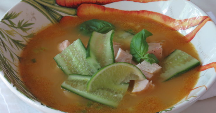 Curried Coconut Chicken Soup