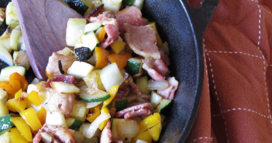 Good Morning Bacon Veggie Hash