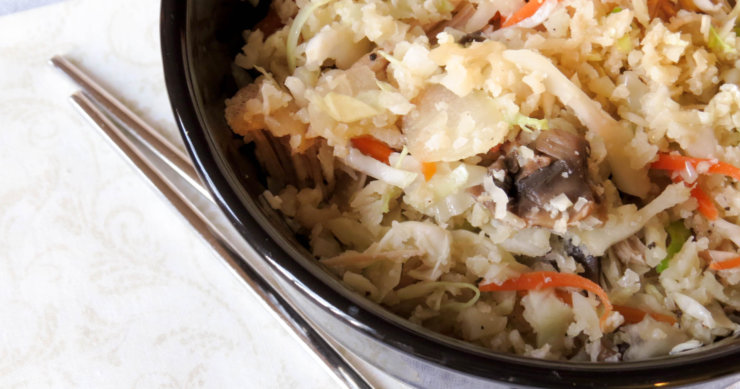 Quick Fried Pork Cauli Rice