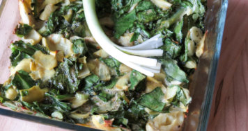 Spinach And Artichoke Breakfast Bake