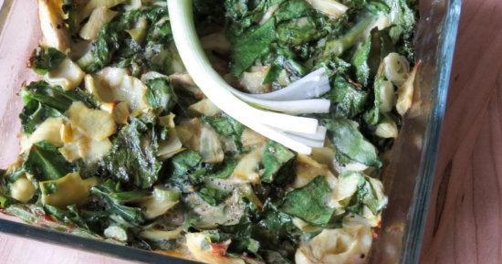 Spinach And Artichoke Breakfast Bake