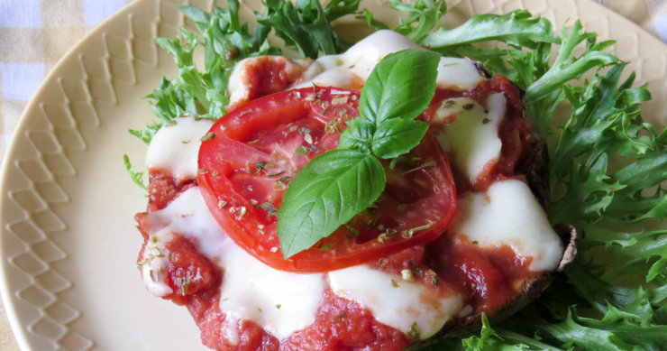 Vegetarian Portobello Pizza