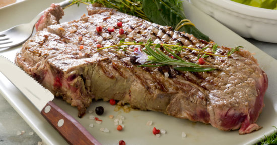 Balsamic-Glazed Steaks