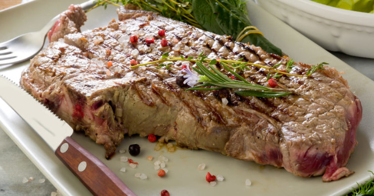 Balsamic-Glazed Steaks